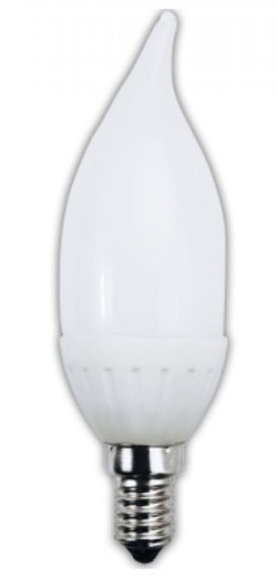 Лампа энергосберегающая свеча КЭЛ-CВ Е14 9Вт 6500К ИЭК