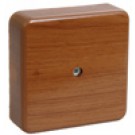 Коробка КМ41206-05 распаячная для о/п 50х50х20мм дуб (с контактной группой)
