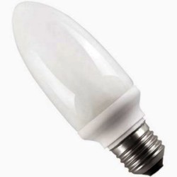 Лампа  энергосберегающая свеча КЭЛР-C Е14 9Вт 4000К ECOLIGHT