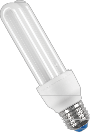 Лампа энергосберегающая  КЭЛP-2U Е27 15Вт 2700К ИЭК