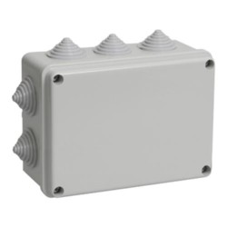 Коробка КМ41255 распаячная для о/п 100х100х50мм IP44 (RAL7035